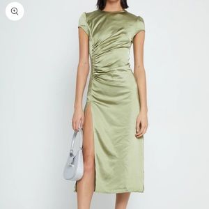 NWT Satin Midi Dress